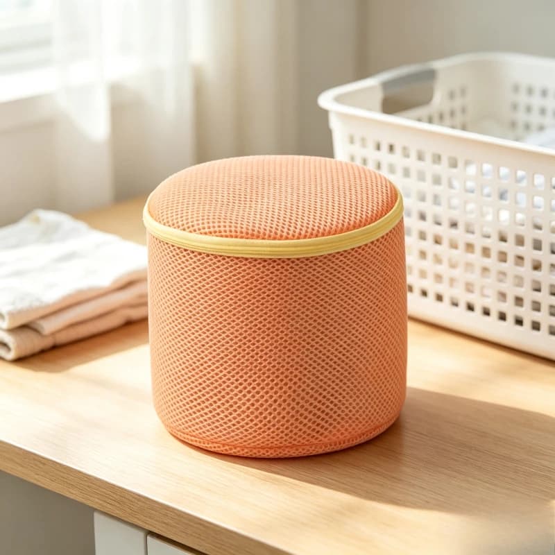 Round Anti-deform Bra Laundry Mesh Bag Special Washing Protector for Underwear Lingerie Household Washing Machine Accessory