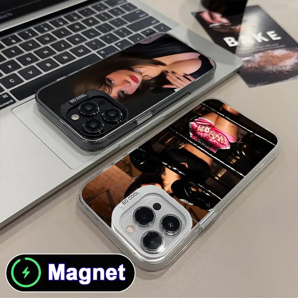 Karely Ruiz Phone Case for iPhone 18 17 16 15 14 13 12 11 Air Pro Max Plus Colorful Silver Magnet Cover