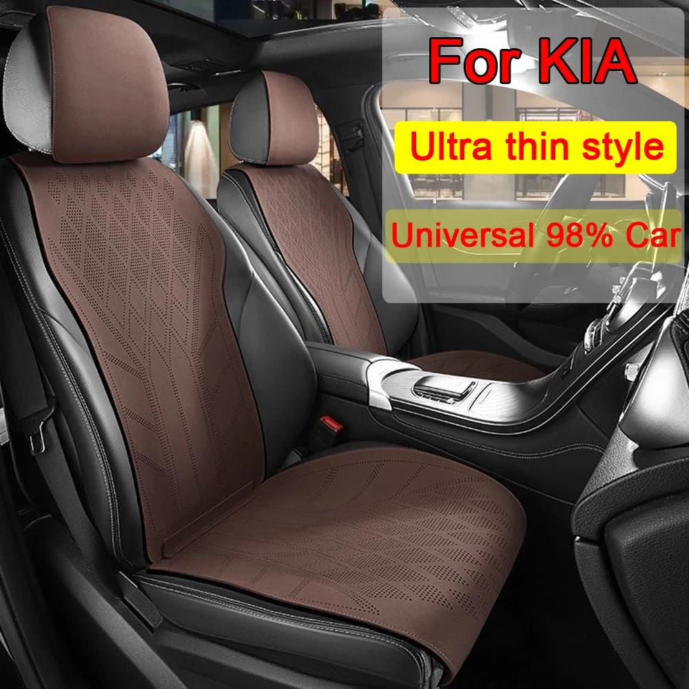 Breathable Car Seat Cover Suede Car Seat Cushion Seat Protector Covers For KIA Sportage R GT Stinger Sorento Ceed Cerato Soul