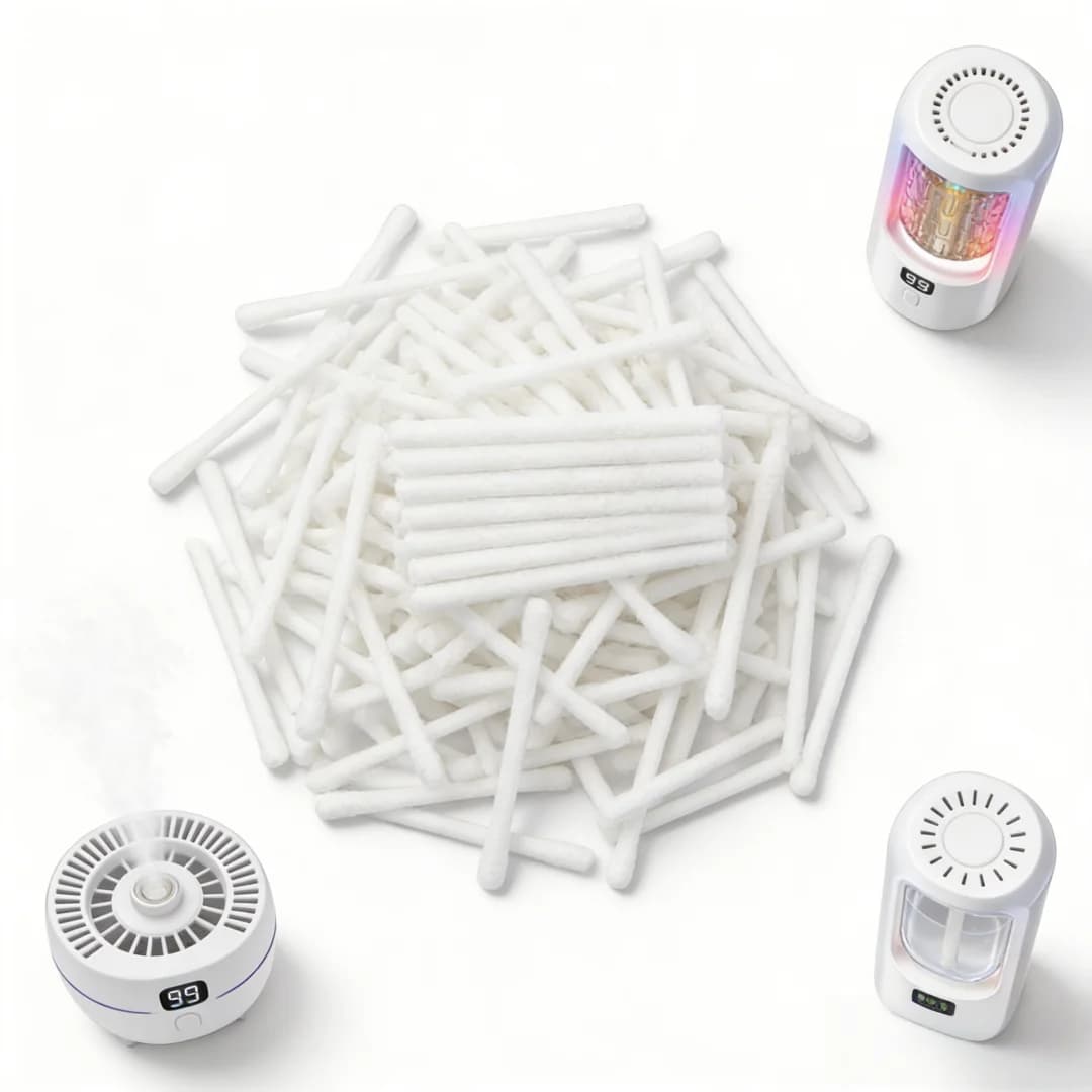 20 pieces 8mm13.5cm High-quality cuttable absorbent cotton filter, suitable for humidifiers and aroma diffusers
