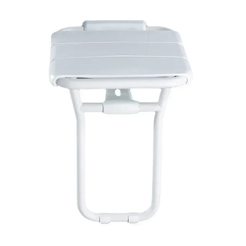 WC Bagno Sedile di sicurezza pieghevole con gambe Sedia da doccia Sgabello da parete per doccia Sgabello per cambio scarpe Lega di alluminio