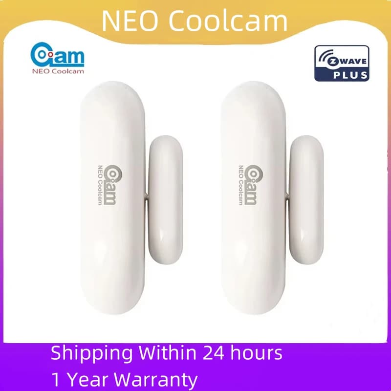 NEO Coolcam Z-Wave Plus Sensore intelligente per porte e finestre Sensore domotico intelligente EU 868.4MHZ 300 500 Serie Z Wave per Smartthings