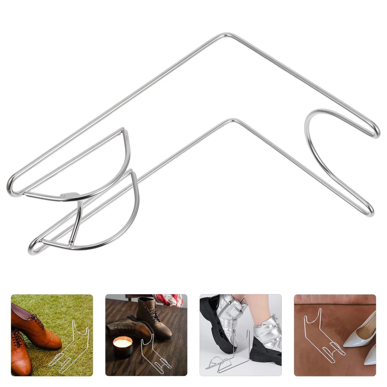 Metal Shoe Rack Display Stand Retail Store Organizer Entryway Shelf Tall Boot Storage Display Rack Metal Shoe Stand