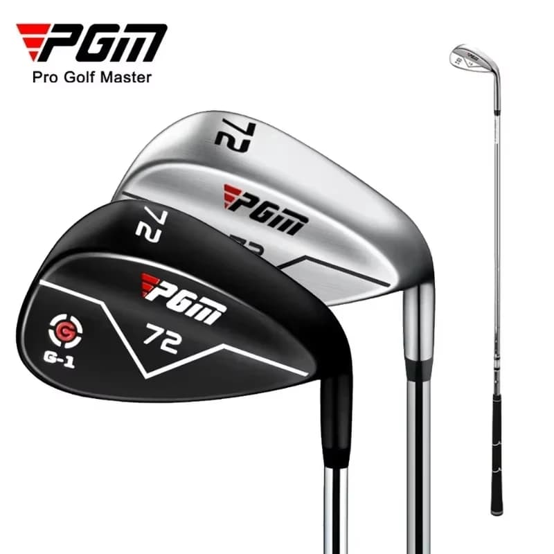 Mazze da golf PGM per uomo Mazza da golf per destrimani Palo di sabbia Ferri da stiro in acciaio inossidabile Cunei Texture CNC da 72 gradi Forniture da golf