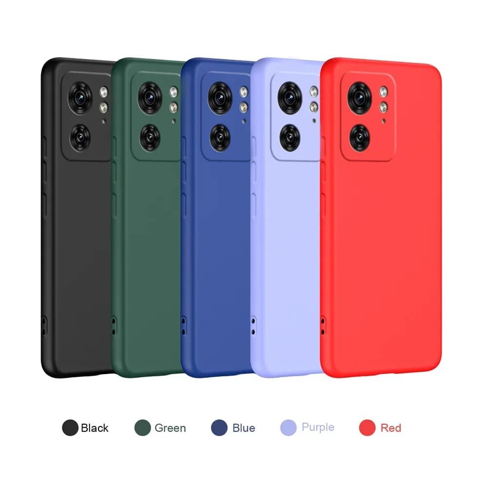 Per Moto G84 G85 G35 G34 G32 4G 5G Custodia in silicone liquido con sensazione di pelle per Motorola Edge 50 40 30 Neo Stylus Edge 50 Fusion