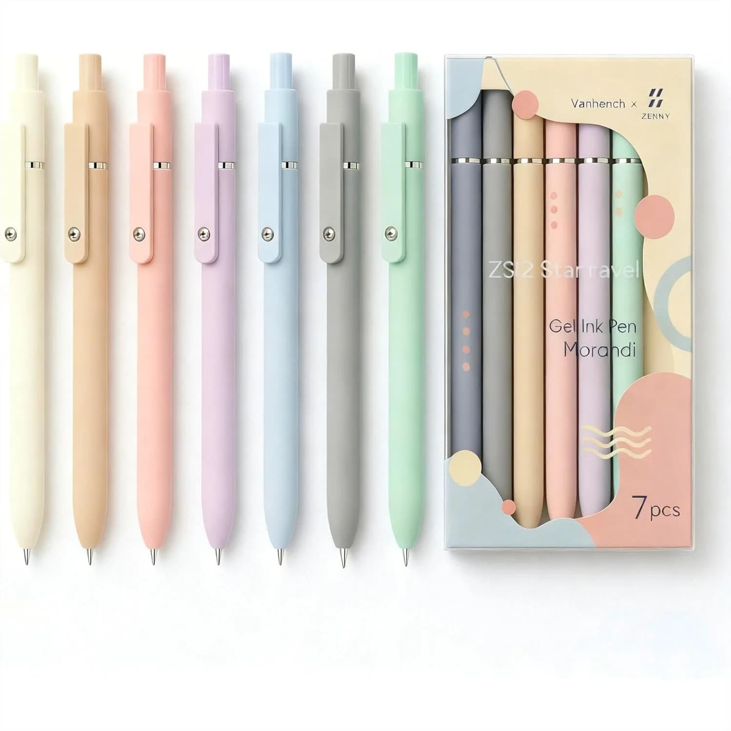 Penne Gel a Inchiostro Nero da 0,5 mm, Punta Fine, Scrittura Fluida, Asciugatura Rapida, con Pallina Antistress per Infermieri, Insegnanti, Diari e Ufficio