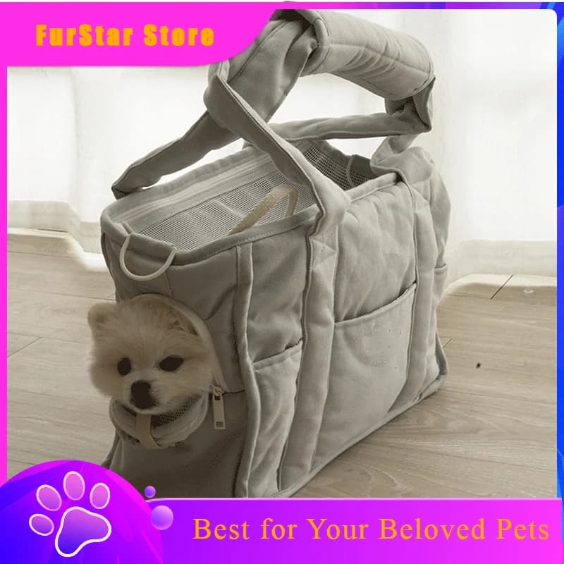 FurStarSimple Durable Pet Bags Small Dog Carrier Bag Schnauzer Poodle Pomeranian Puppy Carriers Comfortable Cat Bag dogs accesso