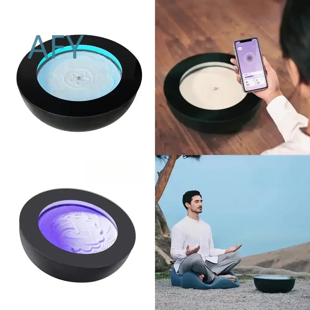 Magnetic Moving Sand Art Table for Zen Meditation Sand Table for Relaxation Stress Relief Desk Decor Home Office Decor Sand