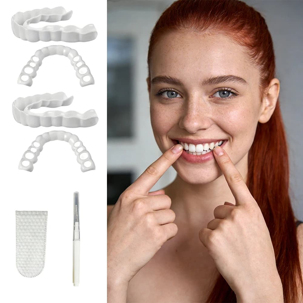 Graduation Season Gift Teeth Veneers Reusable Instant Smile Whitening Congratulatory Gift for Graduates H2931