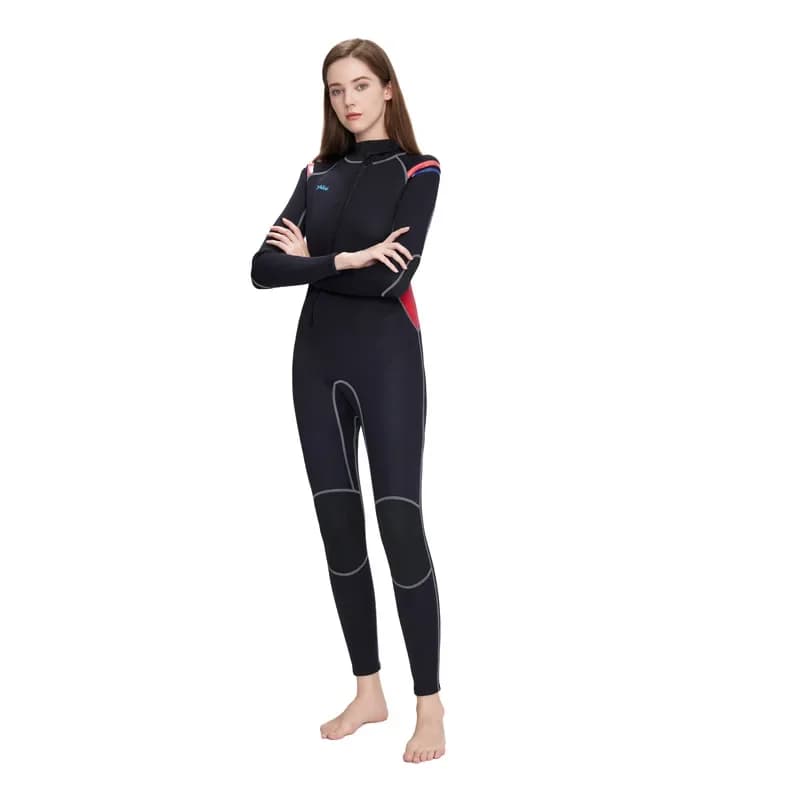 Muta Subacquea Flessibile da 3mm da Uomo, Monopezzo Calda a Maniche Lunghe Anti-freddo per Surf, Snorkeling e Nuoto Invernale, Muta Subacquea da Donna