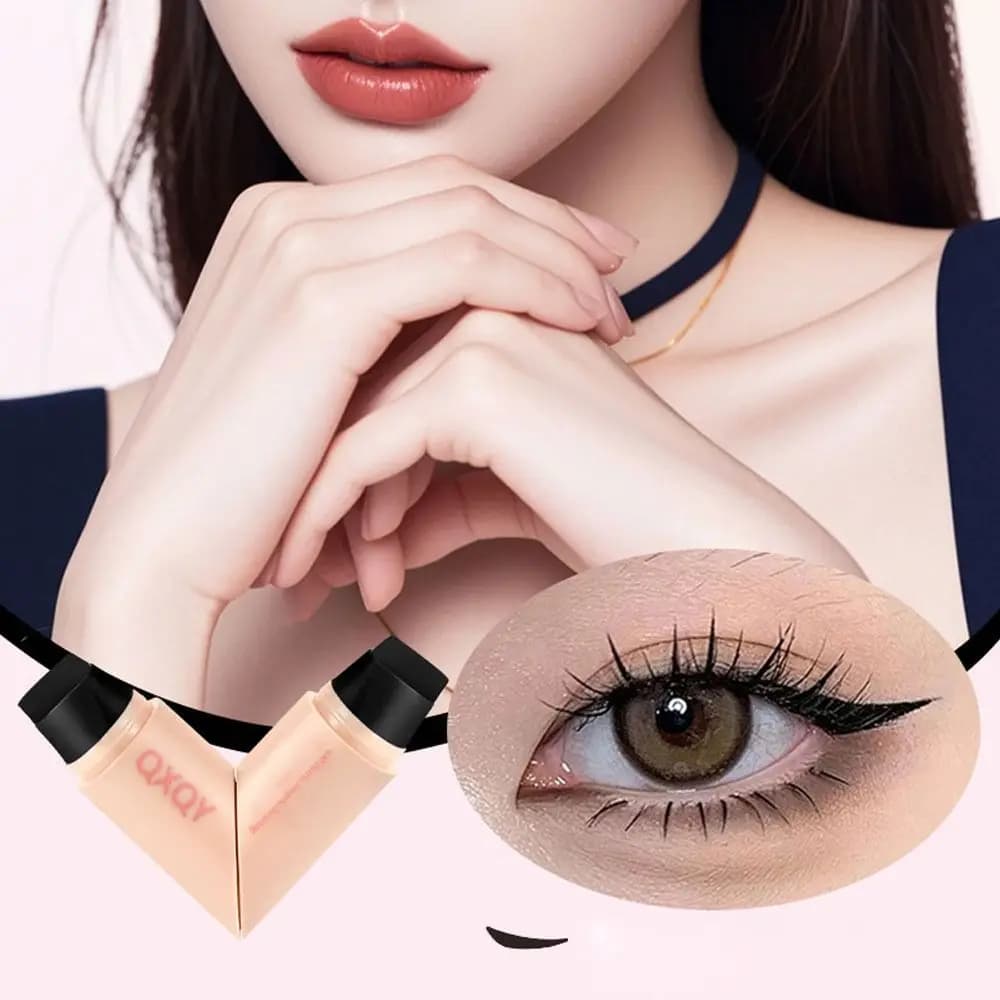 Nuovo Eyeliner Stamp Impermeabile Pieghevole a Lunga Durata, Facile da Usare, Asciugatura Rapida