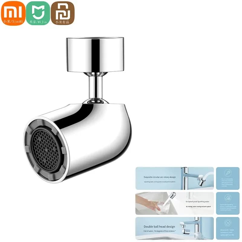 Universal tap Xiaomi Smart Collutorio Bubbler S1 720 ° Swivel joint for spray water nozzle to wash face bath supplies
