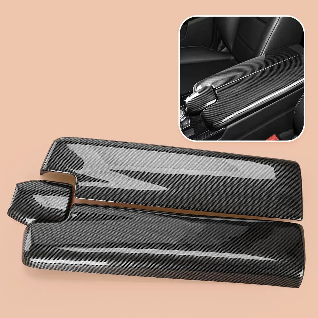 Interior Central Arm Panel Cover with Vano Bearings, Decorative Molding Sticker for Mercedes Benz Class CLS W218 CLS 220