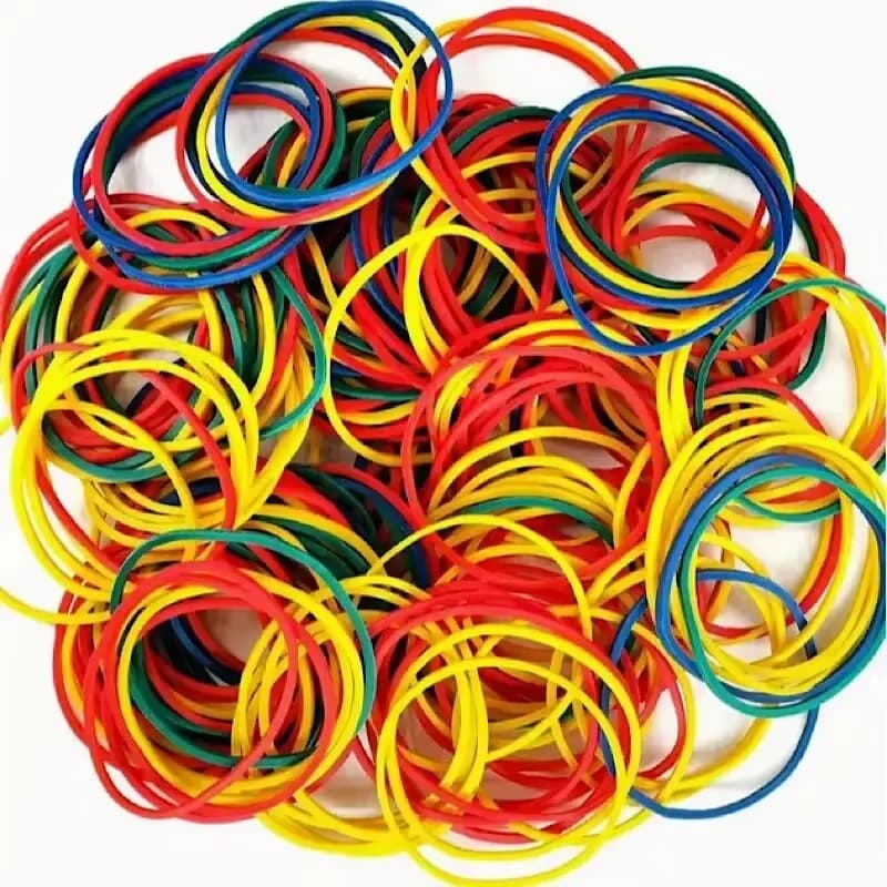 100/200 Pieces Type Multicolor Elastic Box Diameter 38mm For Supplies For Office Elastic Waist 2030