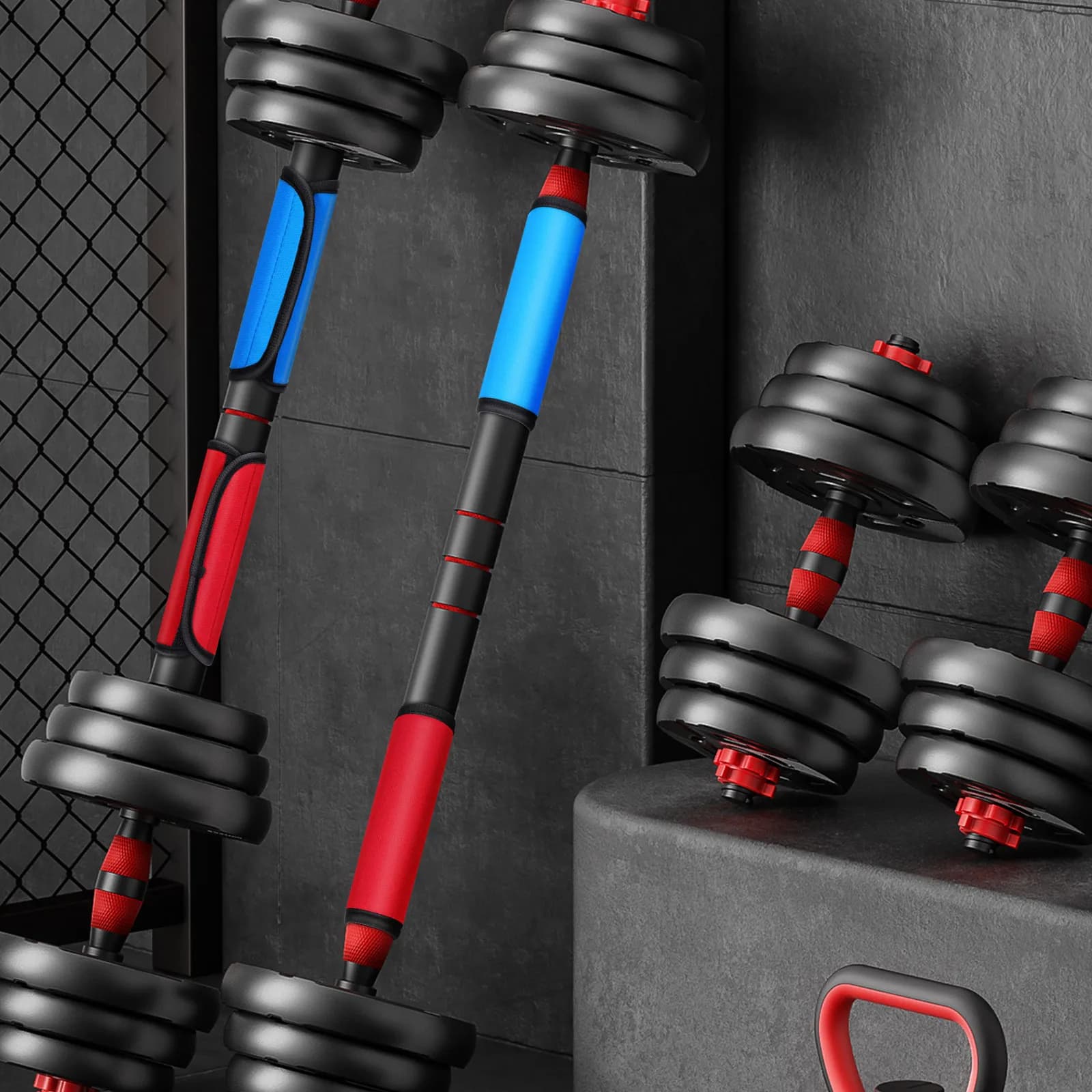 Set of 4 Anti-slip Covers for Horizontal Bar, Removable Bearings, Gym Accessories, Hand Protections, Fitness Equipment