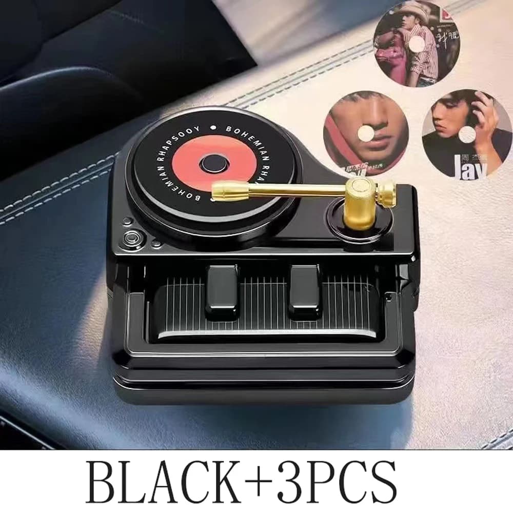 Deodorant for rotating solar car for piano turntable ornament fragrant dashboard perfume diffuser interior accessories for car