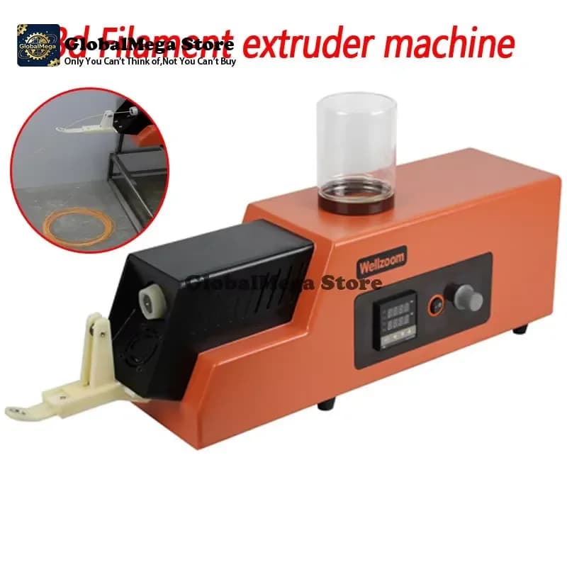 2026 Latest Desktop 3D Filament Extruder Machine for PLA PETG TPU 1.75mm 3mm DIY Filament Maker with Adjustable Speed