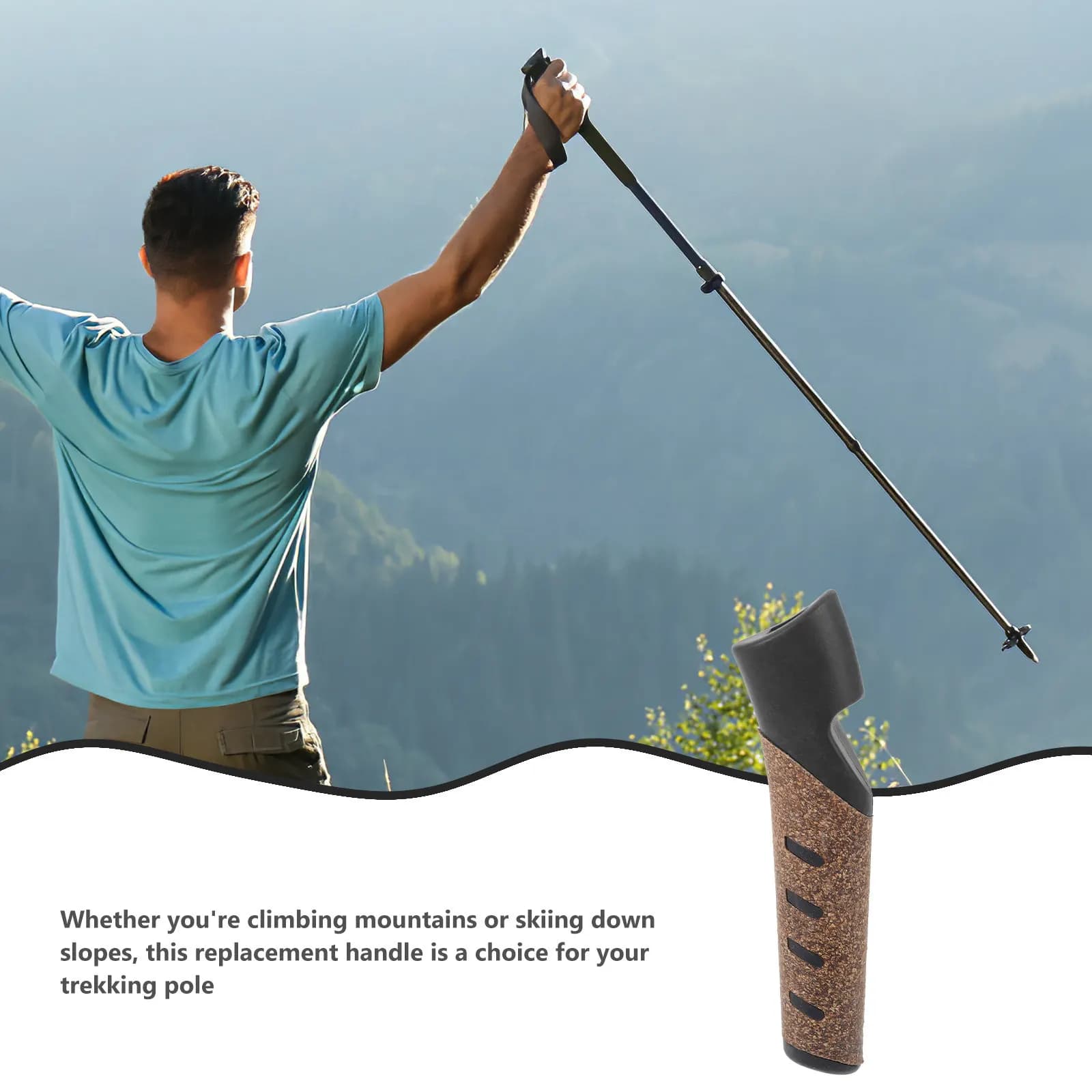 Trekking Stick Grips, Resistant, Stroller Stick Replacement, Climbing Accessories