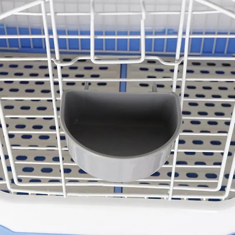 Ciotola per alimenti per gabbia per animali domestici da 220 ml Appendibile impermeabile Dispenser per cani Gabbia Appendiabiti per alimentazione gabbia per animali domestici Ciotola per cibo sospesa