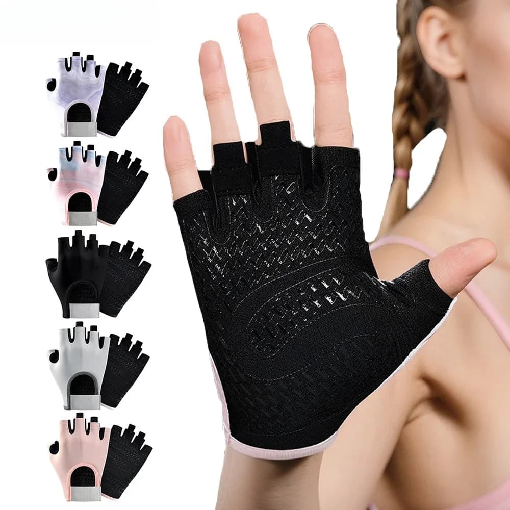 Breathable Workout Gloves, Antislip Weight Lifting Gym Gloves for Men Women, Superior Grip & Palm Protection for Weightlifting