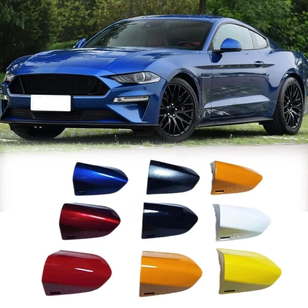 Coperchio della cornice della chiave della maniglia della porta del lato conducente anteriore sinistro per Ford Mustang 2015-2022 coperchio del deflettore della chiave della maniglia della porta