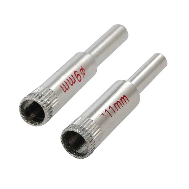 1 pz 9mm 11mm Set di punte da trapano rivestite diamantate piastrelle marmo vetro ceramica sega a tazza punte di perforazione per utensili elettrici utensili manuali