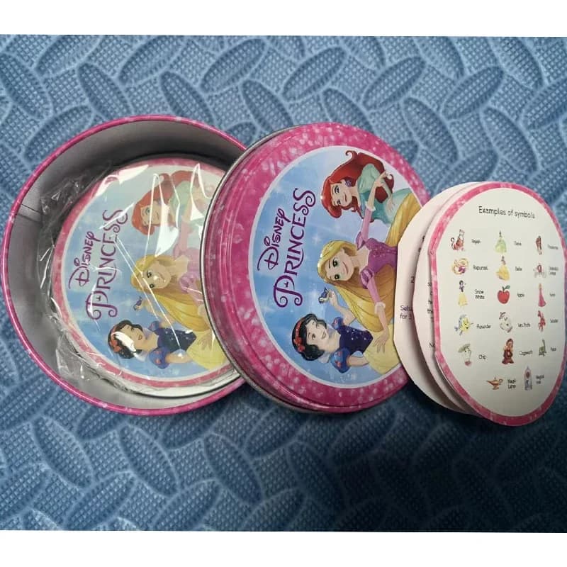 Disney Card Board Game Princess Stitch Toys Iron Box Family Funny Party Holidays Camping Tool Sports Christmas Halloween Gifts