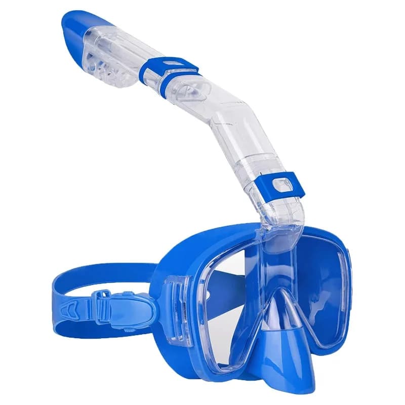 Maschera Subacquea Sanbao con Boccaglio Completamente Asciutto, Set per Snorkeling per Adulti e Bambini