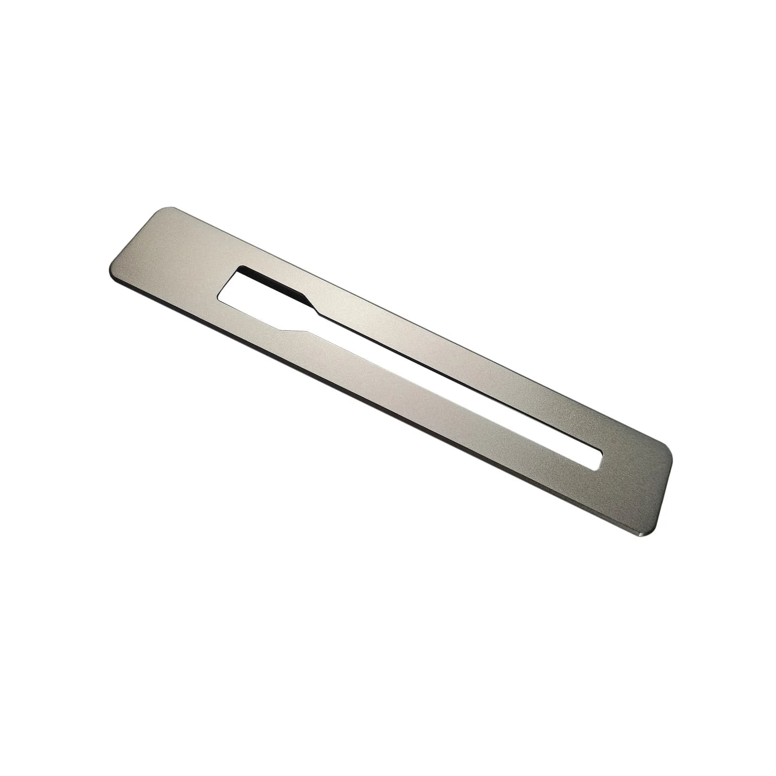 Aluminum Alloy Rectangular Grommet Cover Desktop Cable Management Hole Cover for Office Desk Office Accessory