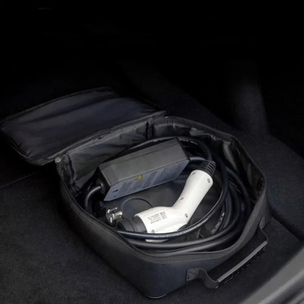Custodia Organizer per Cavi di Ricarica Multifunzionale, Borsa Portacavi EV Portatile Impermeabile per Viaggi e Accessori Auto