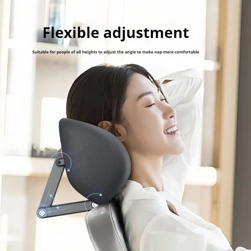 Poggiatesta Universale Ergonomico per Sedia da Ufficio, Cuscino di Supporto Regolabile per Lavoro, Casa, Scuola