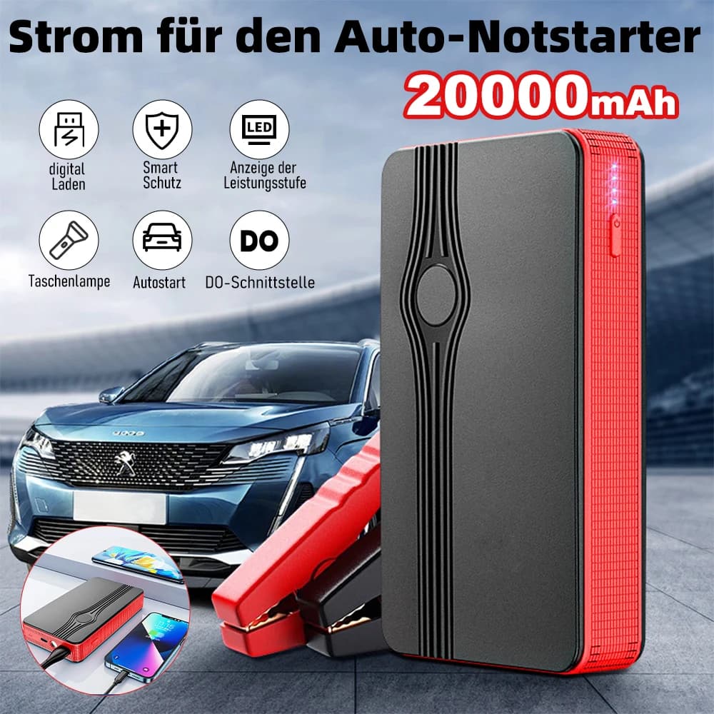 5V Car Jump Starter 300A Car Battery Starter 20000mAh Portable Power Bank Booster Charger dispositivo di avviamento automatico Emergency Star