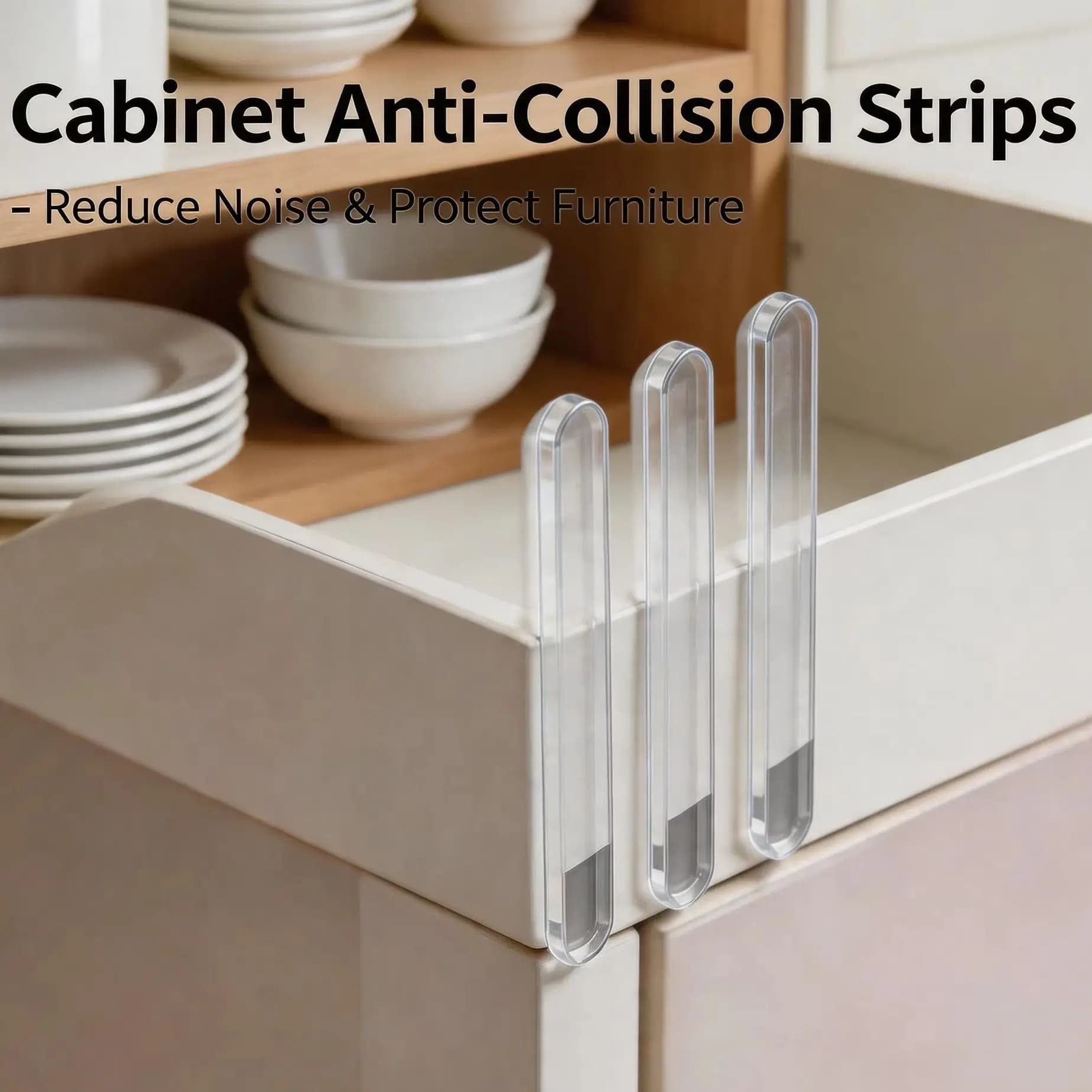 Door Stopper Toilets Drawer Door Cabinets Anti-collision Silicone Pad Self Adhesive Buffer Bumper Mute Protection Pad