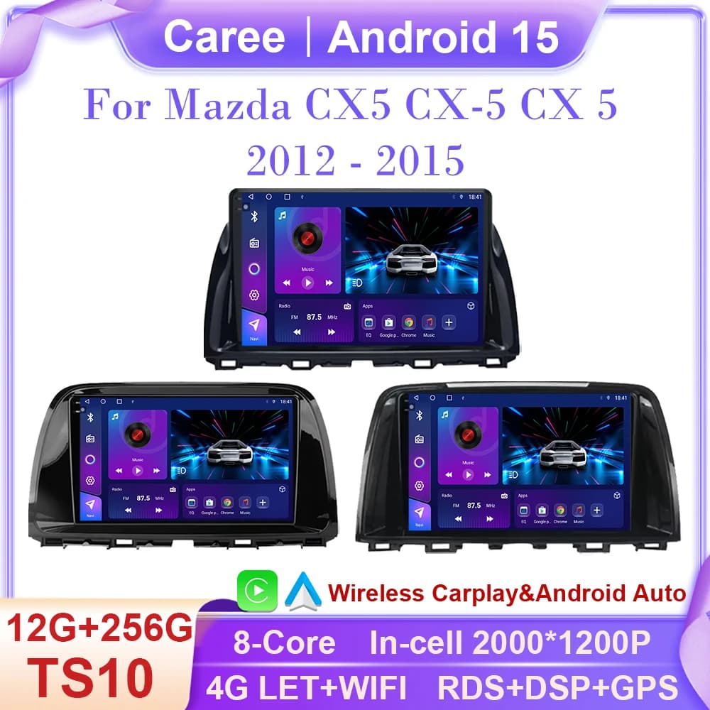 Android 15 Per Mazda CX5 CX-5 CX 5 2012 - 2015 8Core 7862CPU Auto Multimedia Lettore di Navigazione Radio Carplay DVD No 2 Din 8Core