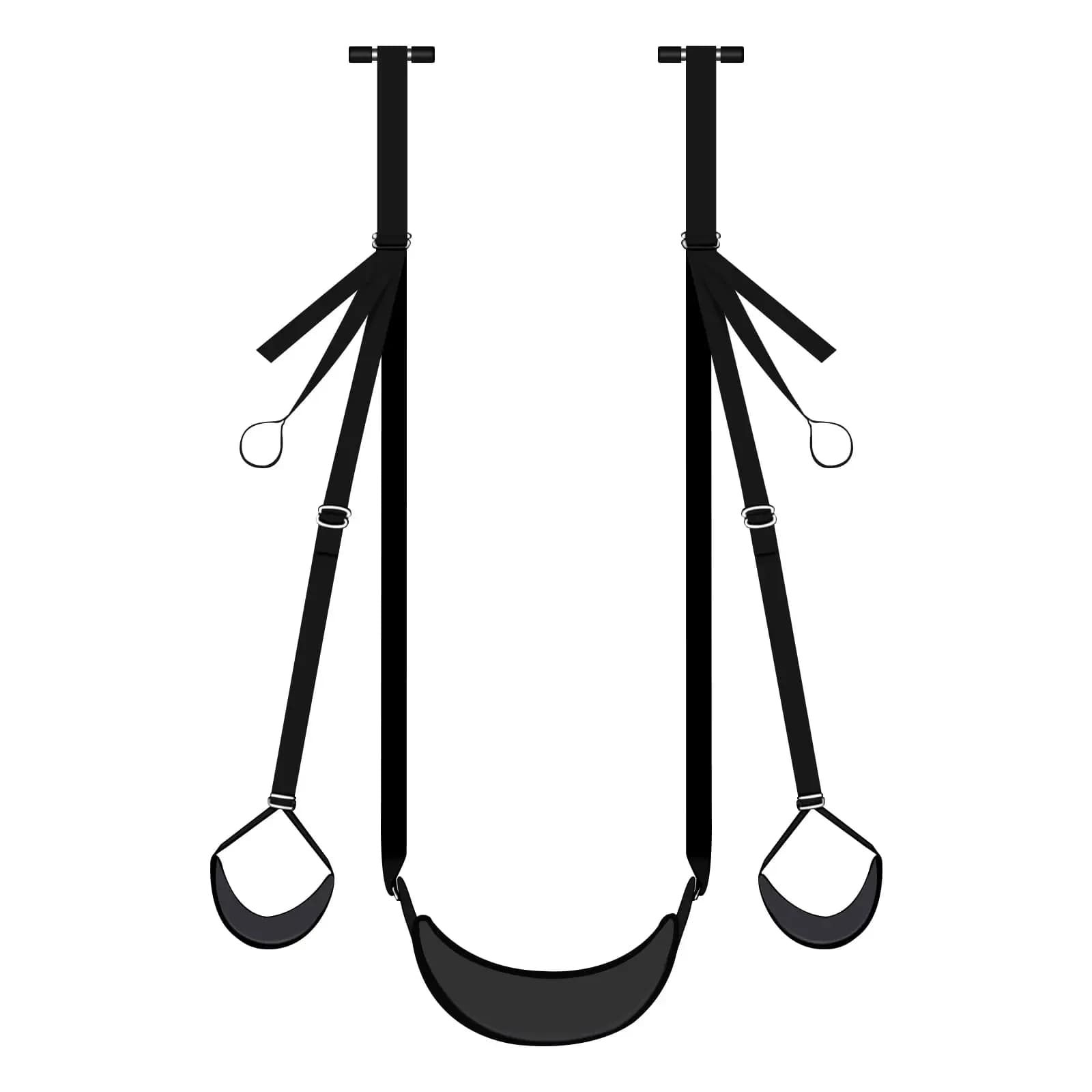 Giocattoli sessuali per coppie Altalena per sesso Mobili per sesso Fetish Bondage Giochi per adulti Sedile e imbottitura per le gambe Altalena per porta sospesa erotica per sesso interno