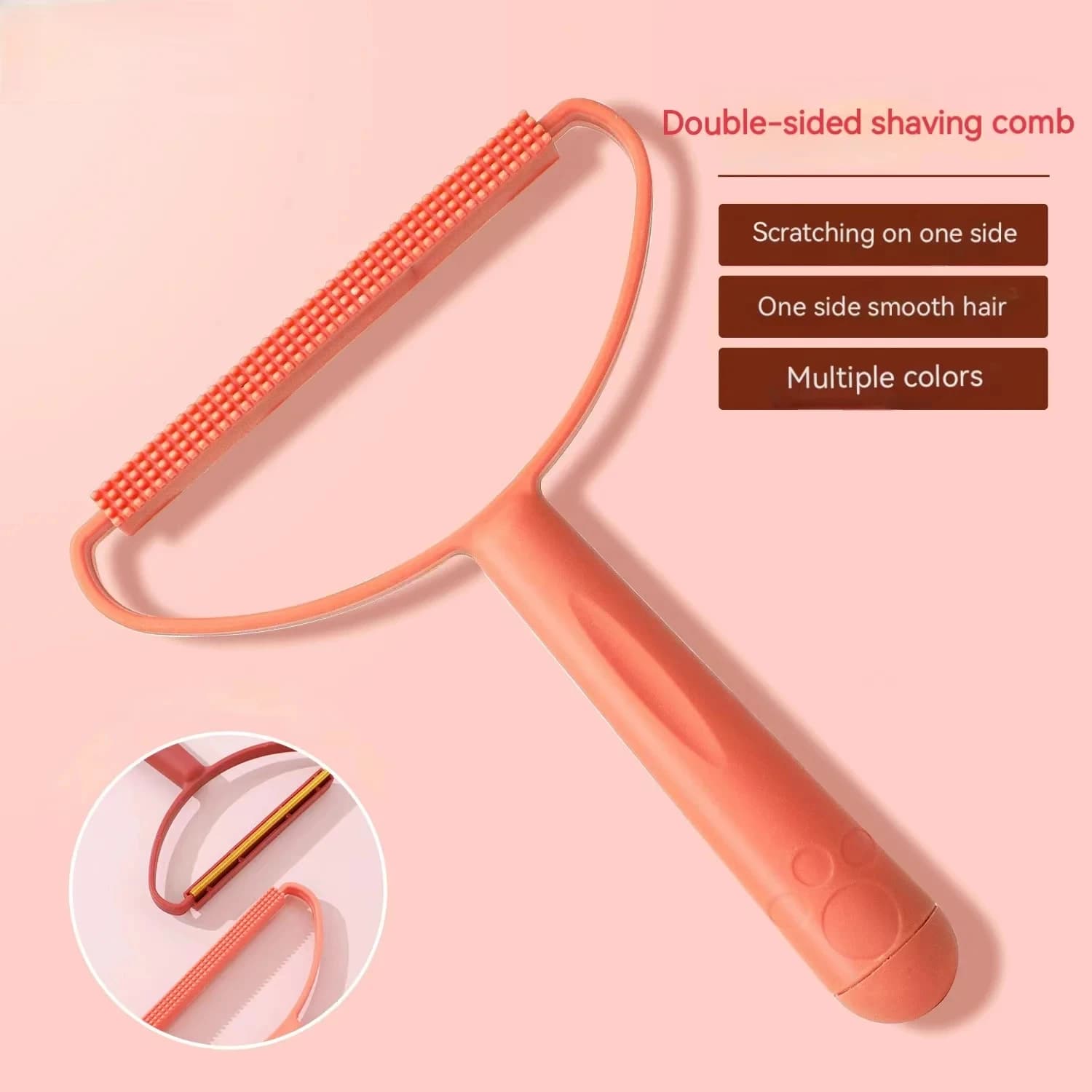 2pcs Portable Clothes Lint Roller Remover Lint Fabric Shaver Removes Pet Hair Lint Particles From Clothes Cleaning Tool