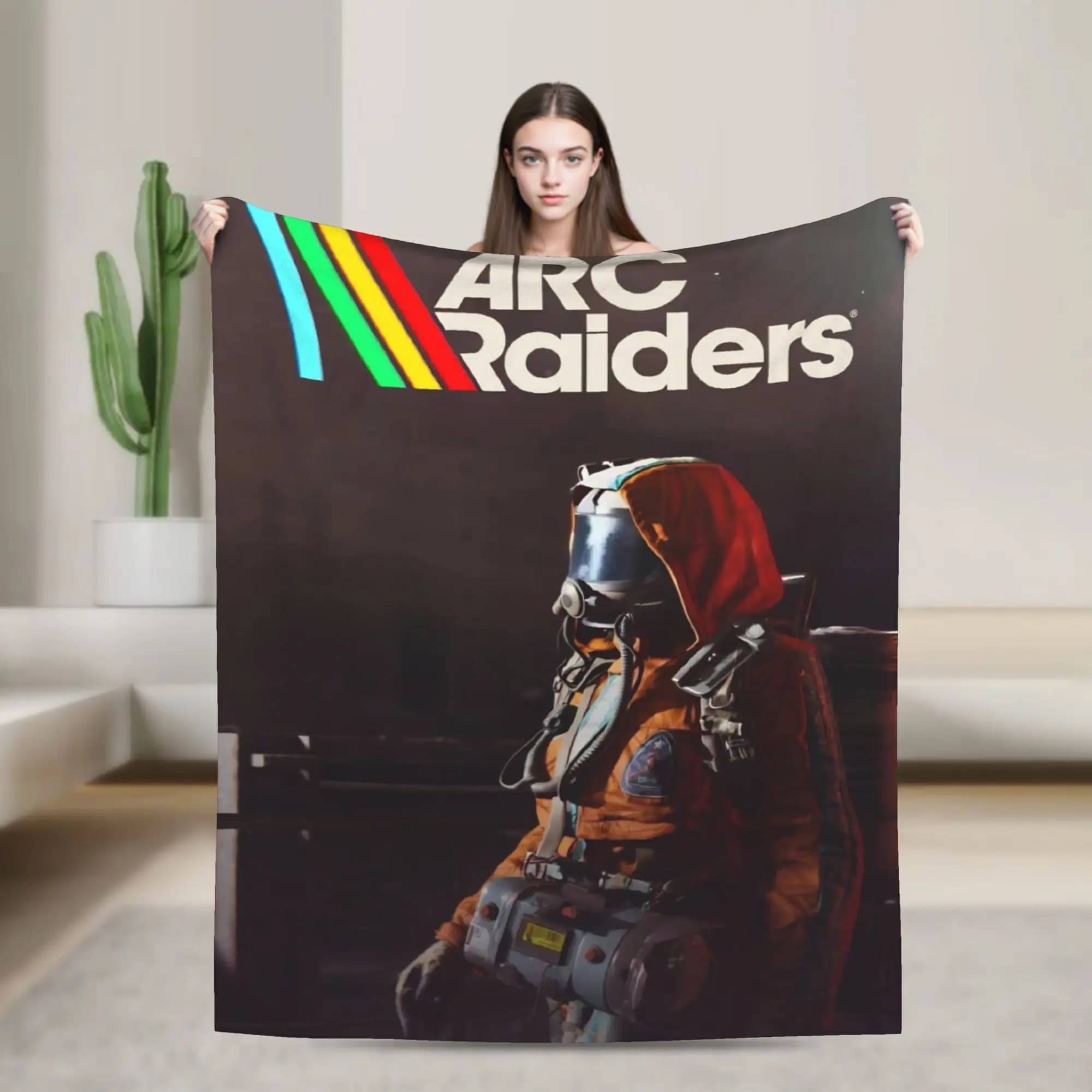 Arc Raiders Video Games Throw Blanket for Couch Fuzzy Soft Plush Blanket 50x60 Inch Multi-size Bedspread for All Seasons