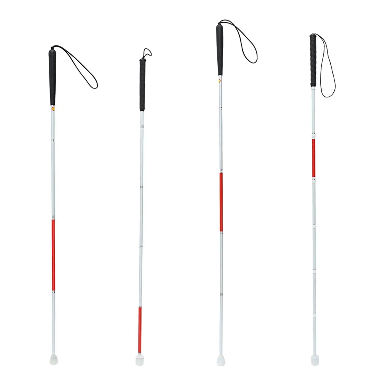 Foldable Trekking Stick for Elder Light Aluminum Alloy with Blind Stick