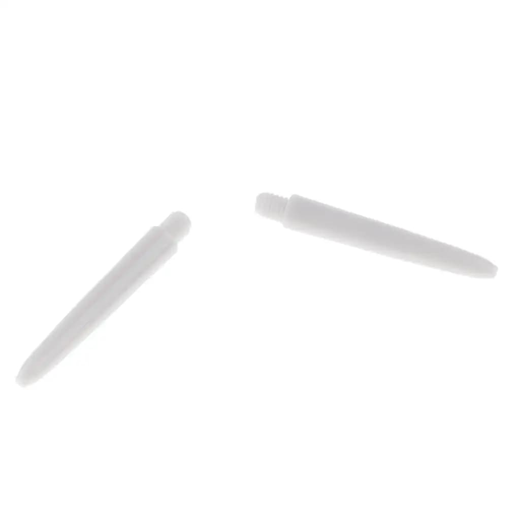 30 Pezzi Aste per Freccette in Plastica con Filettatura 2BA, Accessori Universali per Freccette in Acciaio e Freccette con Punta Morbida