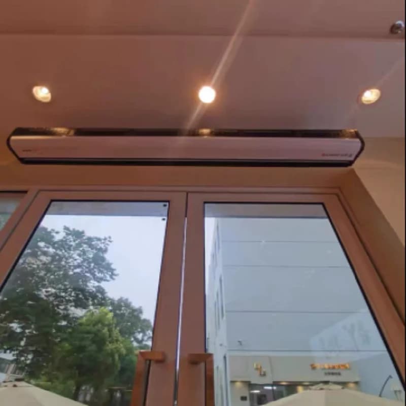 220V Chigo Commercial Silent Air Curtain Machine for Restaurants Shops Supermarkets Cold Storage Wind Barrier CQ