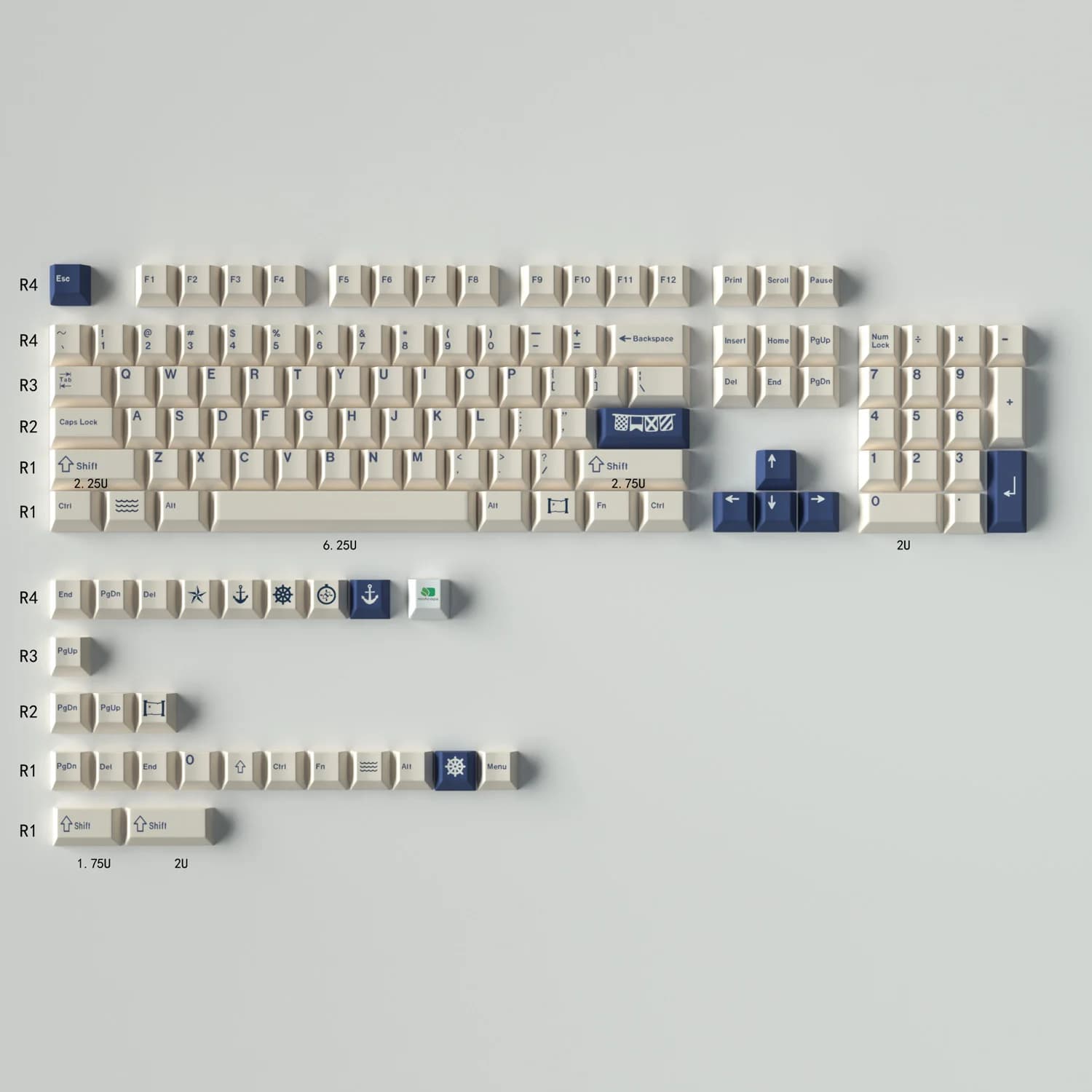 GMK Cherry Profile 130 tasti PBT DYE-SUB Keycap per tastiera da gioco meccanica MX Switch