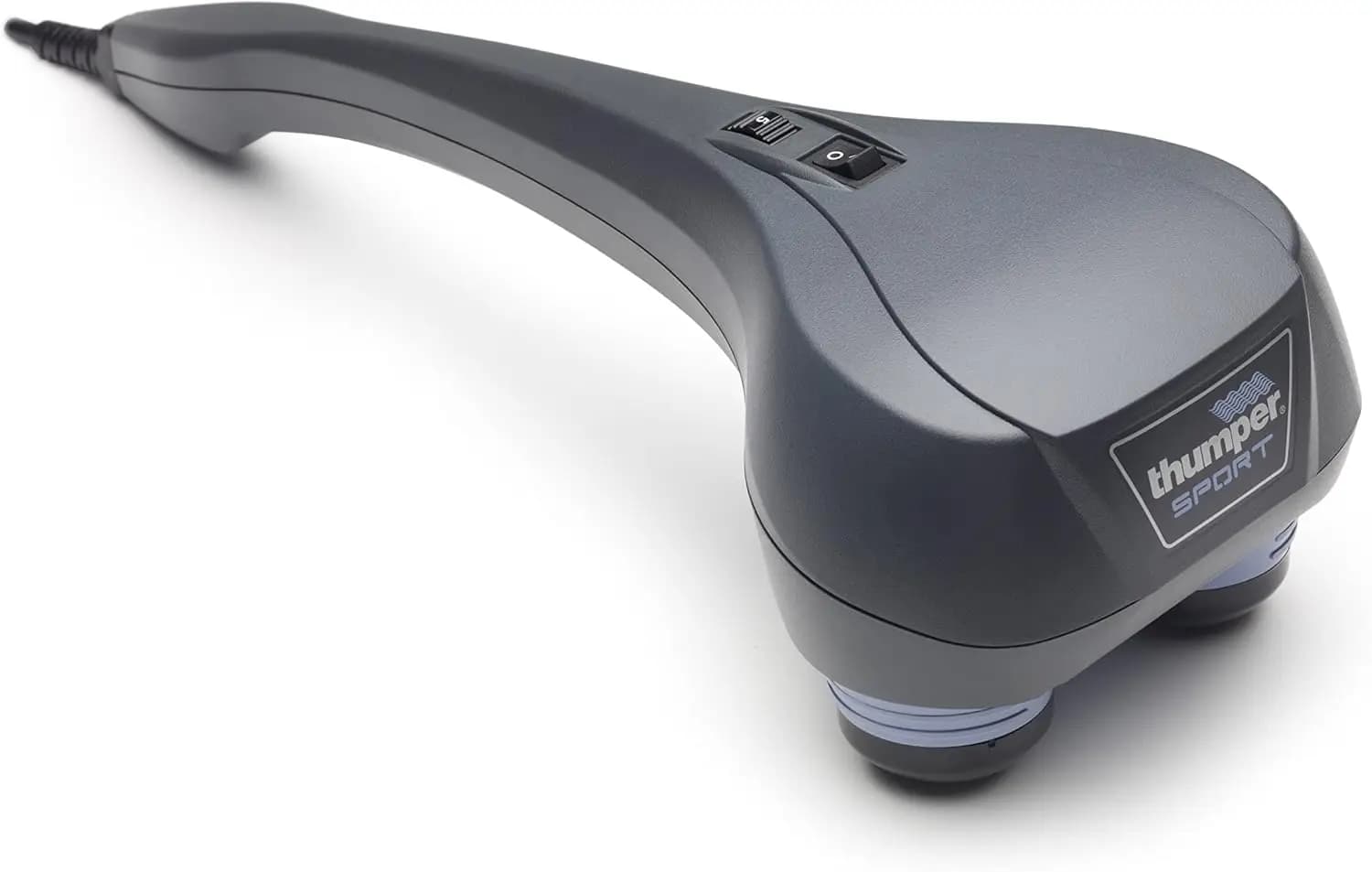 Massaggiatore Percussivo per Tessuti Profondi per Schiena, Collo, Spalle e Gambe - Pistola Massaggiante Elettrica Portatile con Manico Lungo