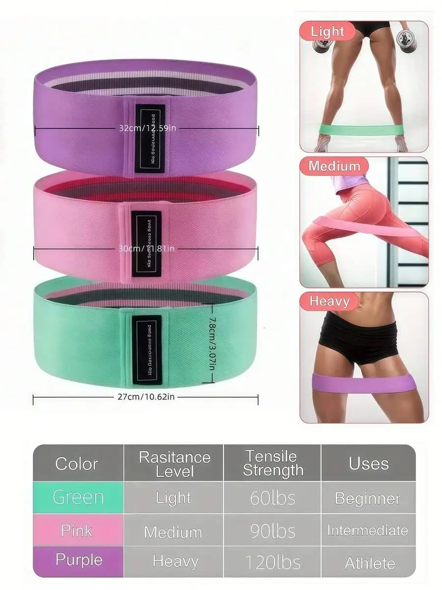 Elastic band for Glutei and Cosce, Resistance band for Modeling Flanks and Fitness Training