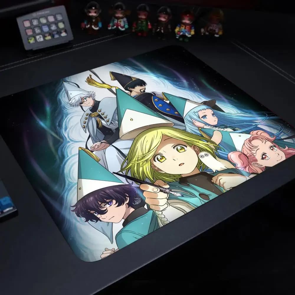 Witch Hat Atelier Small Mouse Pad Desk Mat Keyboard Ergonomic Office Rubber Game PC Non-slip Anti-fray Home Custom Best
