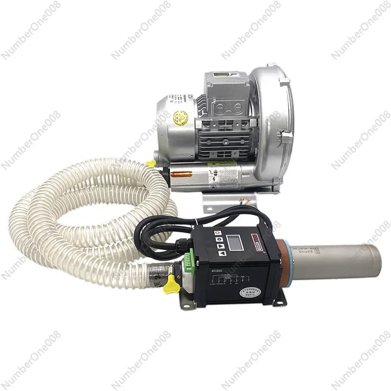 Pistola Termica Industriale 7500W, Soffiatore di Calore con Display Digitale e Comunicazione PLC, Strumento Professionale ad Aria Calda con Controllo della Temperatura