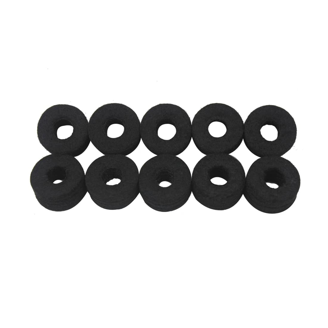 Dischetti in feltro per piatti Set da 10 pezzi Tampone per batteria Set di parti protettive in feltro Strumento di ricambio Accessori per percussioni Accessori musicali