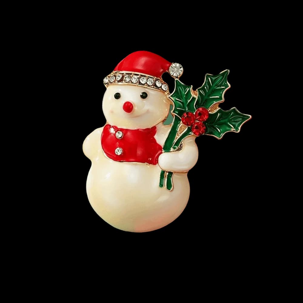 Christmas Gifts Crystal Christmas Rhinestone Brooches Enamel Tree Cat Santa Claus Brooch Sparkly Delicate Lapel Pin Unisex