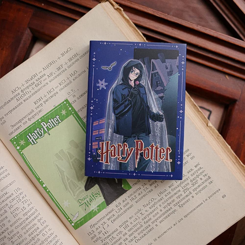 Blocco note adesivo autentico Harry Potter, 80 fogli, memo pubblicato, adesivo, blocco note, materiale scolastico, cancelleria, regali per ragazze