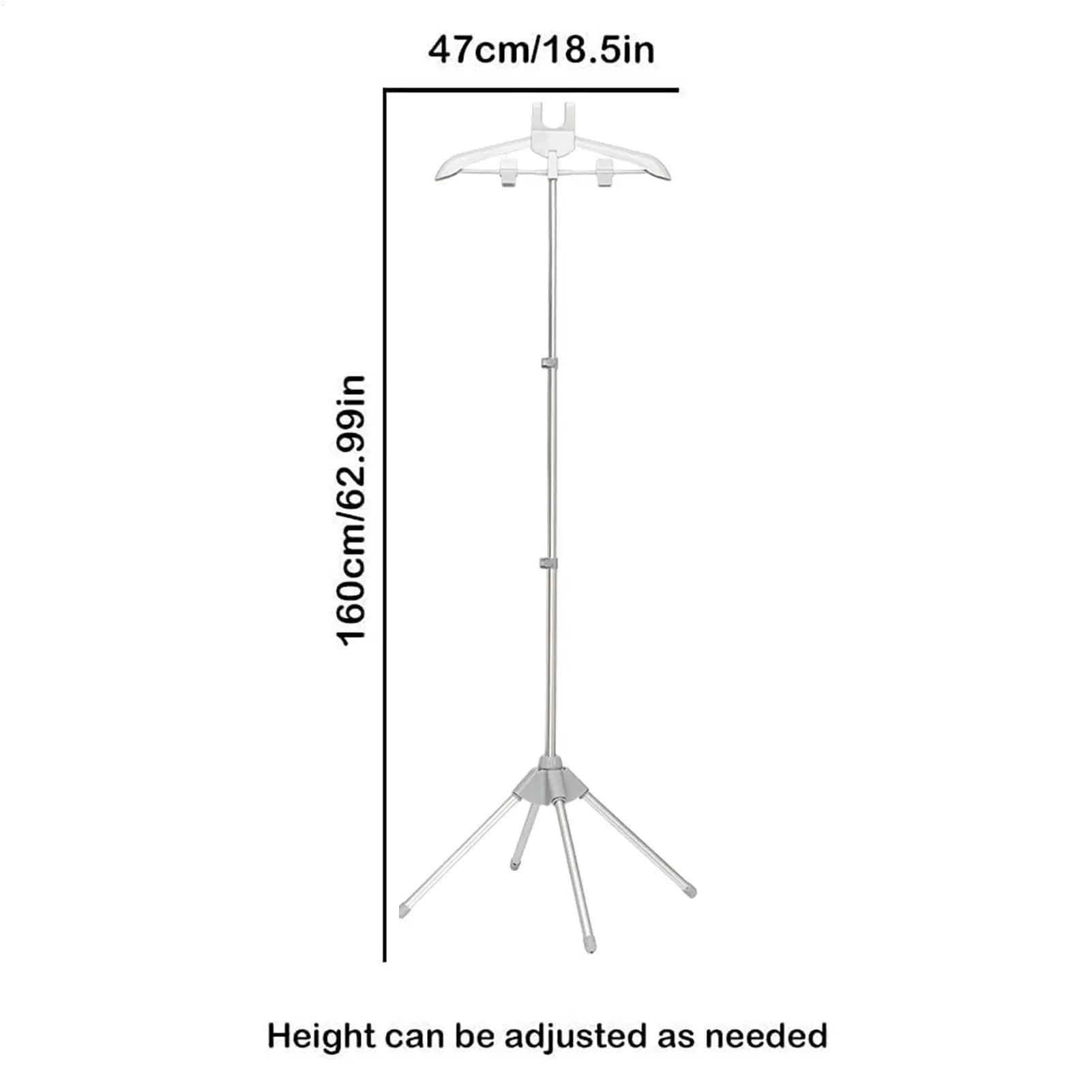 Garment Steamer Stand Telescopic Ironing Machine Hanger Foldable Iron Steam Hanger Stand Accessories Steaming Clothes Bracket