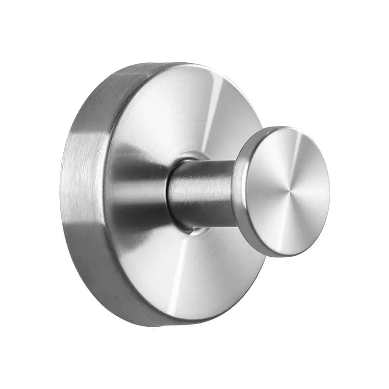 Stainless Steel Waterproof Suction Cup Hook Bathroom Shower Wall Mounted, No Drilling, Reusable, Strong Adsorption Hook Bracket